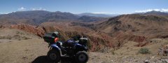 Quad adventure tour to the Kegety pass and on to the Konortchok canyons