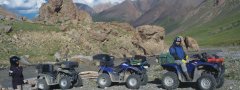 Quad off road adventure tour on the M41 Pamir Highway