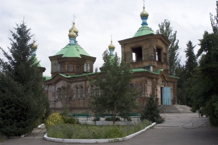Karakol - Russisch-orthodoxe Holzkirche, errichtet 1895